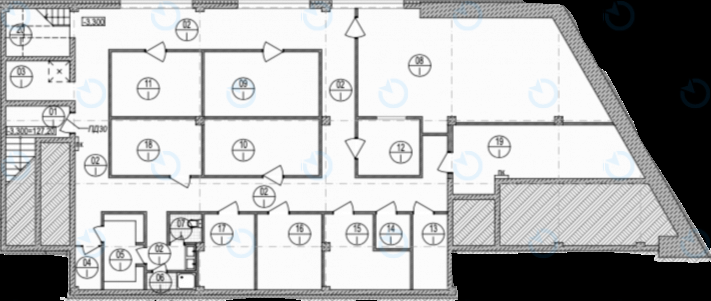 Продажа офиса 1400 м.кв 0-3 этаж Паровоз
