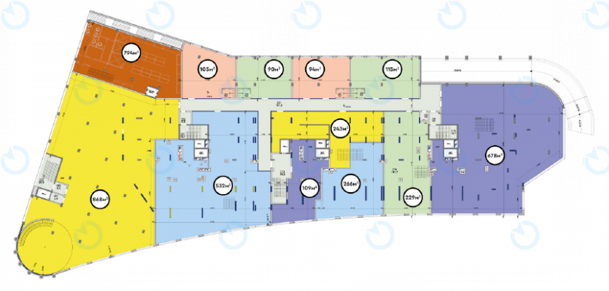 Продажа офиса 224 м.кв 2 этаж Podil Plaza Residence - фото 6