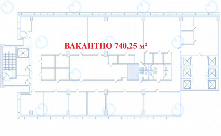 Аренда офиса 745 м.кв 2 этаж Лейпцигская 15(II очередь) - фото 12