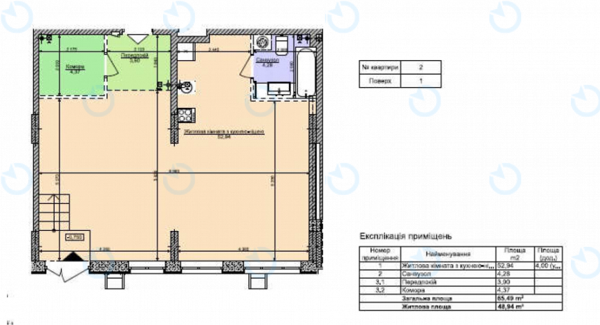 Продаж офісу 65 м.кв 1 поверх Комфорт Таун