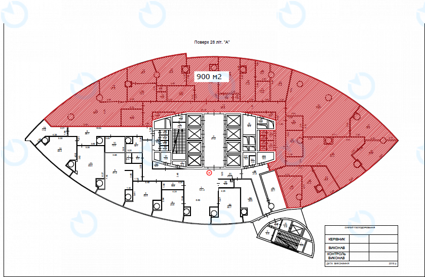 Оренда офісу 900 м.кв 28 поверх Парус - фото 19