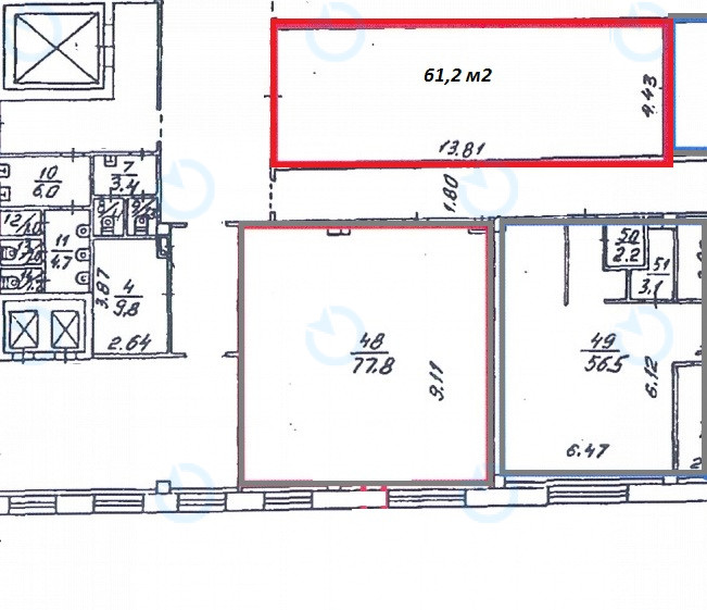 Аренда офиса 61 м.кв 2 этаж Валми - фото 3