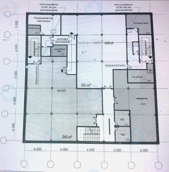 Оренда офісу 525 м.кв 0 поверх Перемоги, 31