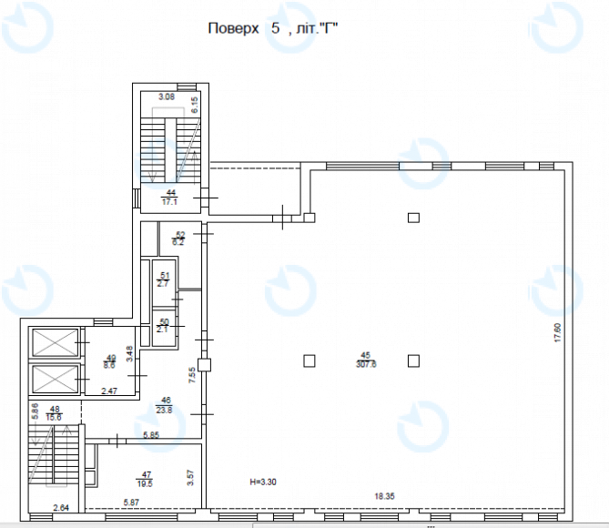 Аренда офиса 370 м.кв 5 этаж Графит (GRAPHITE) - фото 6