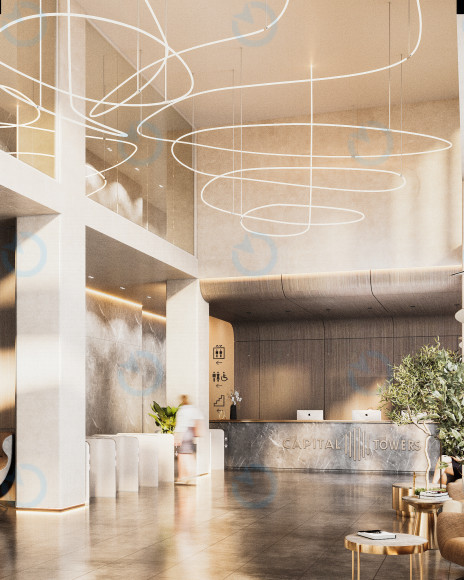 Аренда офиса 1000 м.кв 2-19 этаж Capital Towers - фото 6