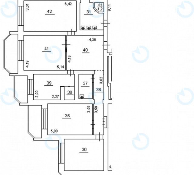 Оренда офісу 165 м.кв 2 поверх Horizon Office Tower - фото 7