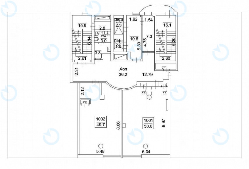 Оренда офісу 186 м.кв 10 поверх Сапфір - фото 12
