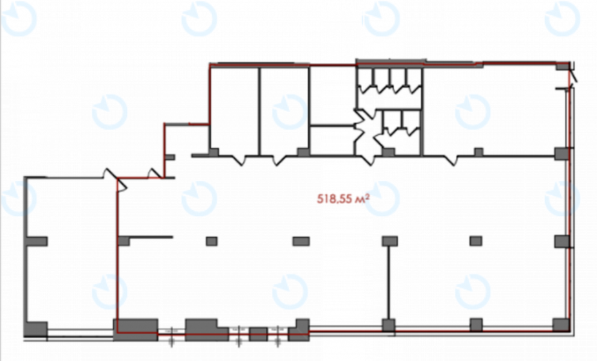 Оренда офісу 518 м.кв 2 поверх VICTORIA PARK (Вікторія Парк) - фото 23