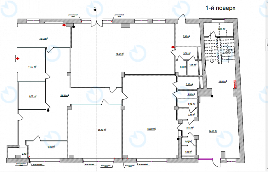 Аренда офиса 768 м.кв 1 и 2 этаж Пульс - фото 20