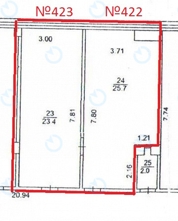 Оренда офісу 59 м.кв 4 поверх Кронос - фото 5