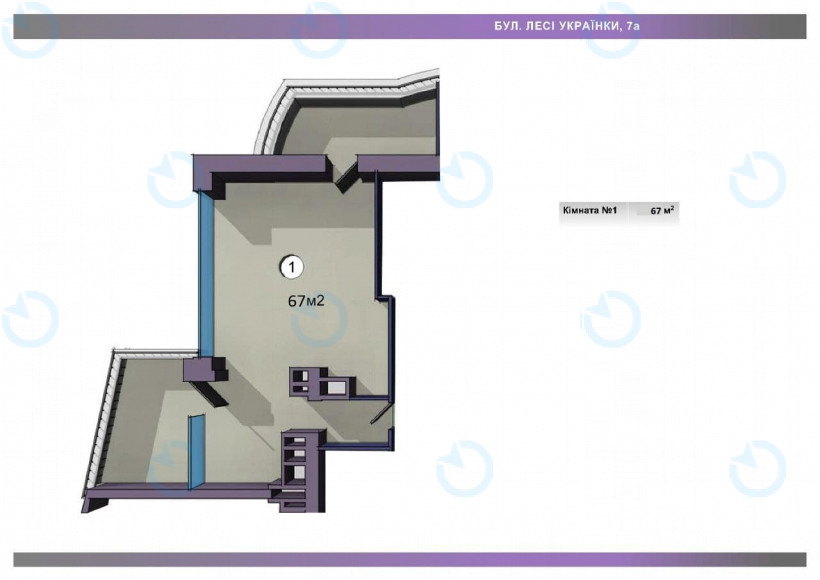 Оренда офісу 47 м.кв 26 поверх Лесі Українки, 7А - фото 12