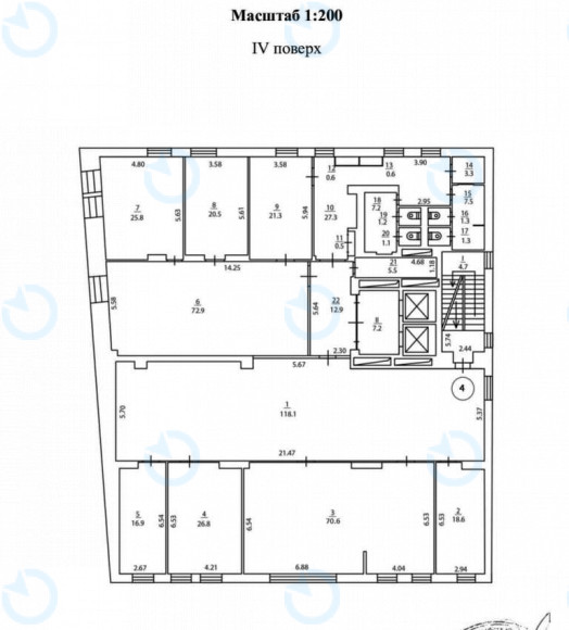 Оренда офісу 251 м.кв 4 поверх Воздвиженська, 56 - фото 12