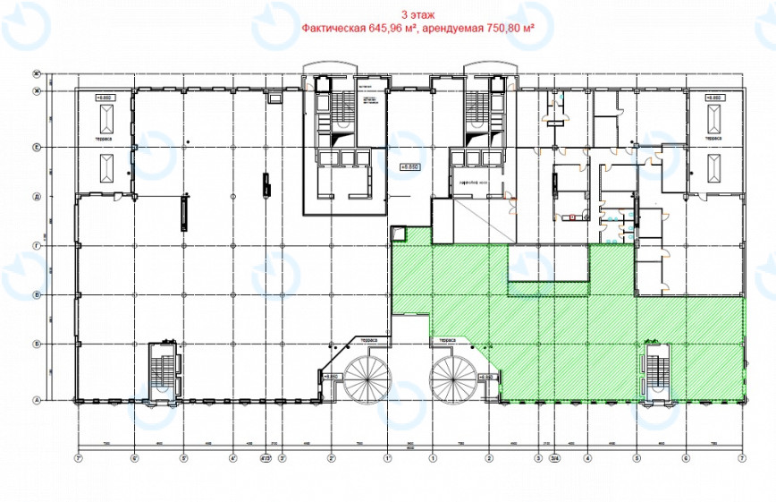 Оренда офісу 750 м.кв 3 поверх Євразія - фото 18