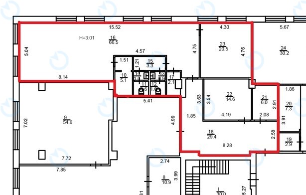 Оренда офісу 177 м.кв 0 поверх Ренесанс - фото 15