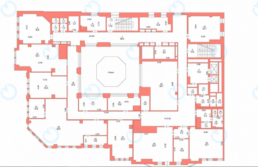 Оренда офісу 650 м.кв 2-7 поверх Пушкінська, 26/8 - фото 8