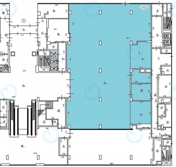 Аренда офиса 1144 м.кв 1 этаж КВЦ Парковый - фото 8