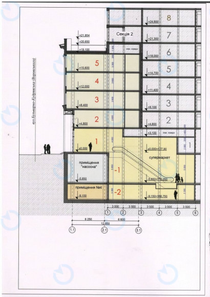 Продаж офісу 2200 м.кв 1-5 поверх Ярославів Град - фото 7