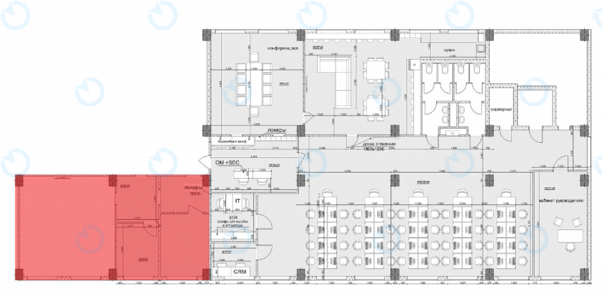 Оренда офісу 395 м.кв 2 поверх Лейпцизька 15 (I черга) - фото 8