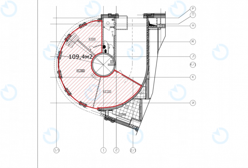 Аренда офиса 109 м.кв 1 этаж Парус - фото 5