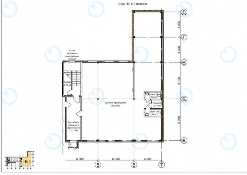Оренда офісу 622 м.кв 1-2 поверх PRO100 Garden House - фото 5