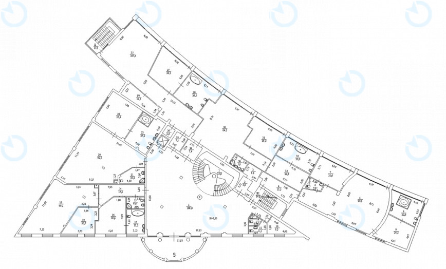 Оренда офісу 1200 м.кв 3 поверх Гольф Центр - фото 5