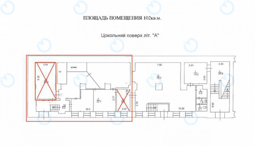 Оренда офісу 105 м.кв 0 поверх Шевченко Т. бул. 27А - фото 17
