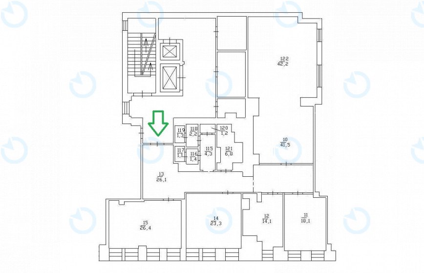 Оренда офісу 210 м.кв 4 поверх Іллінський - фото 13