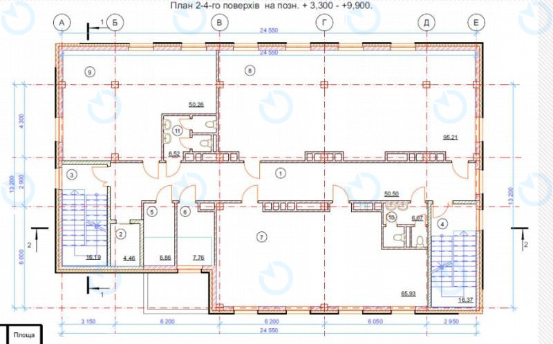 Аренда офиса 1538 м.кв 1 этаж ЖК Парковые Озера