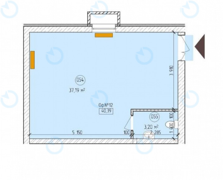 Продаж офісу 40 м.кв 0 поверх ЖК "Нова Англія"