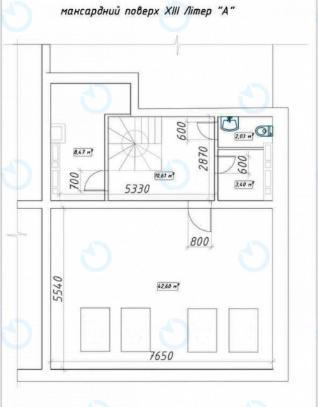Оренда офісу 134 м.кв 13-14 поверх ЖК "Нова Англія" - фото 9