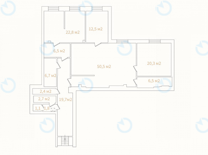 Аренда офиса 160 м.кв 2 этаж Межигорский - фото 15