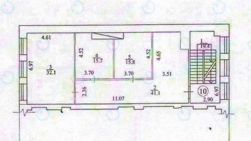 Оренда офісу 115 м.кв 3 поверх Жилянська, 72А - фото 13