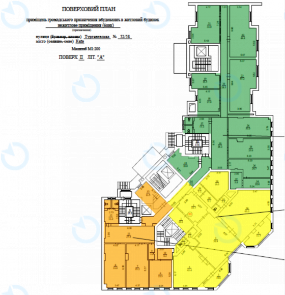 Оренда офісу 817 м.кв 2 поверх Тургенєвська, 52/58