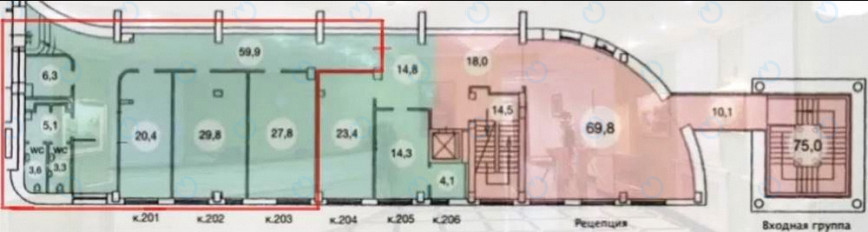 Оренда офісу 197 м.кв 2 поверх Олімп - фото 7