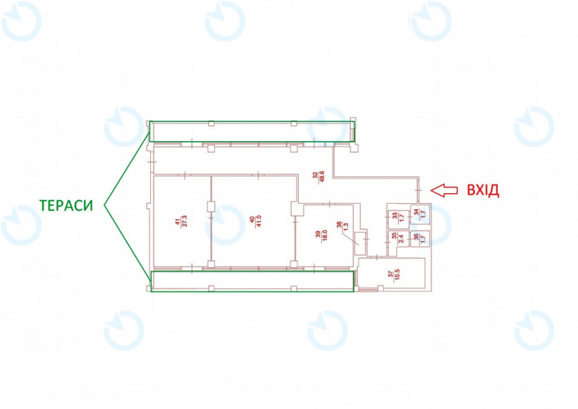 Оренда офісу 154 м.кв 6 поверх Іллінський - фото 5
