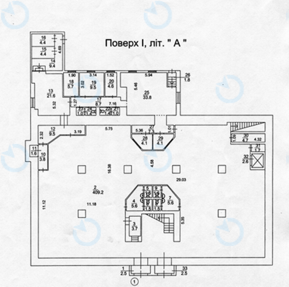 Продаж офісу 1035 м.кв 1 поверх Героїв Дніпра, 3А - фото 7