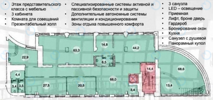 Оренда офісу 364 м.кв 5 поверх Олімп - фото 13