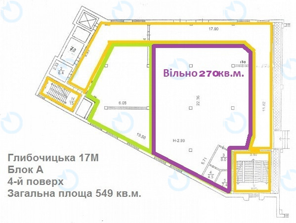 Аренда офиса 270 м.кв 4 этаж Глубочицкая, 17М - фото 7