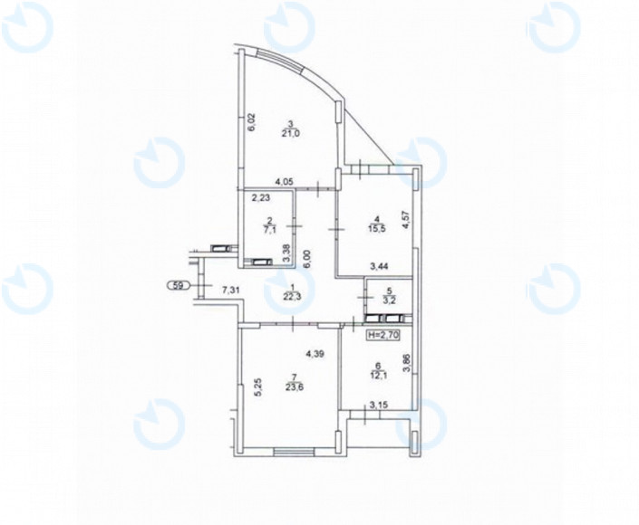 Продаж офісу 107 м.кв 2 поверх ЖК Soho Residence