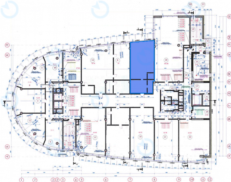 Аренда офиса 62 м.кв 6 этаж Левобережный - фото 4