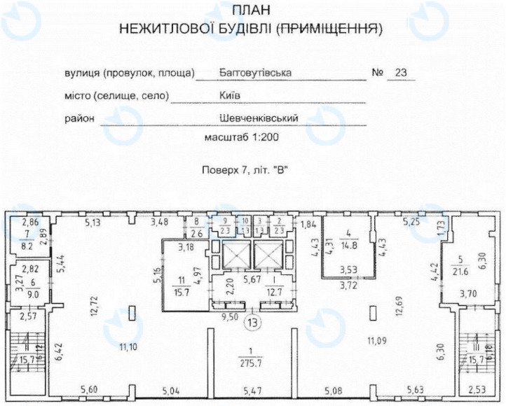 Оренда офісу 400 м.кв 7 поверх Багговутівська, 23 - фото 10