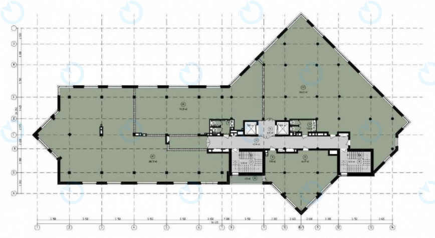 Оренда офісу 895 м.кв 2 поверх М3