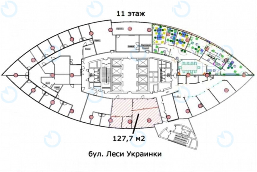 Оренда офісу 127 м.кв 11 поверх Парус - фото 10