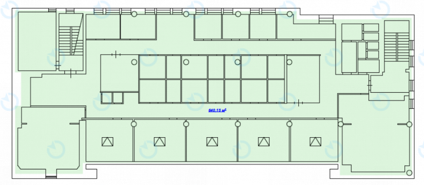 Аренда офиса 640 м.кв 6 этаж Борычев Ток, 35В - фото 15