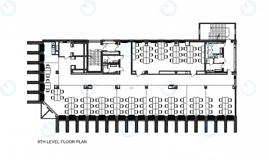 Аренда офиса 539 м.кв 9 этаж Maidan Plaza - фото 9
