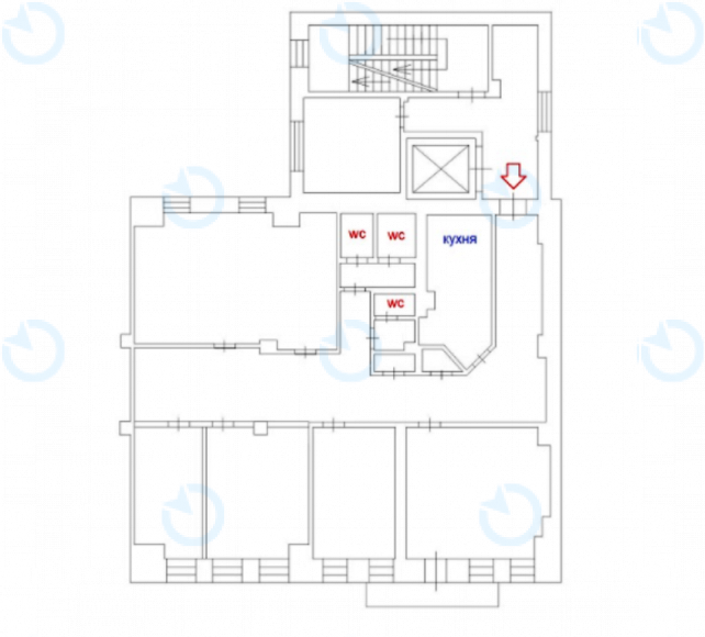 Аренда офиса 184 м.кв 3 этаж Ильинский - фото 2