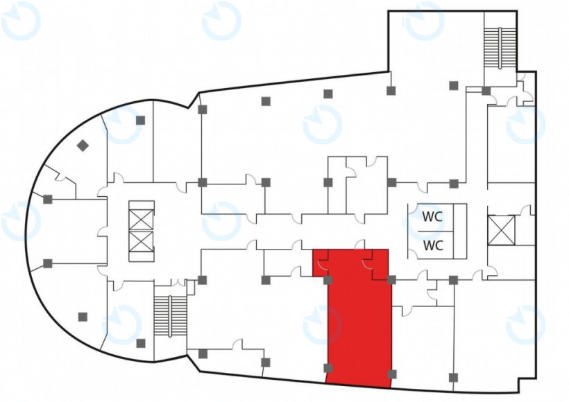 Оренда офісу 70 м.кв 5 поверх Лівобережний - фото 2