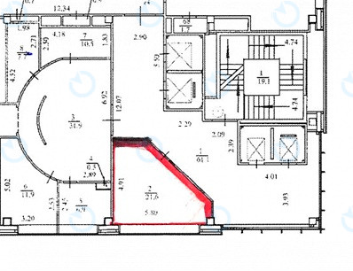 Оренда офісу 23 м.кв 4 поверх Інком (Compass FM) - фото 2