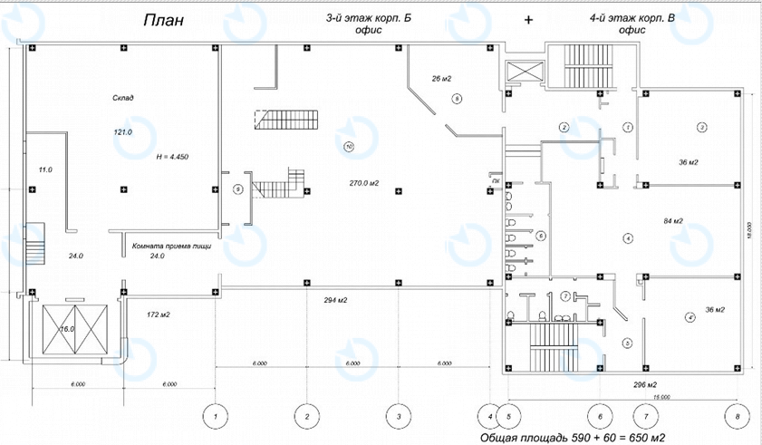Аренда офиса 650 м.кв 3 этаж Ариадна - фото 18