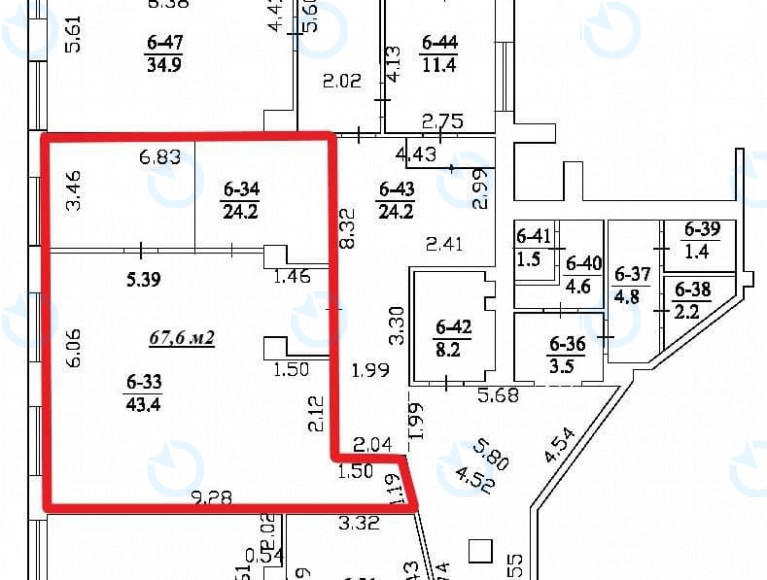 Оренда офісу 67 м.кв 2 поверх Хрещатик-Плаза